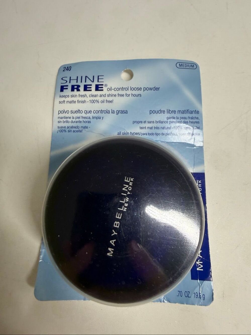 NEW Maybelline Shine Free Control Loose Powder 100% Oil Free 435 SFL Medium